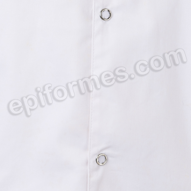 Bata sanitaria stretch cuello mao hombre