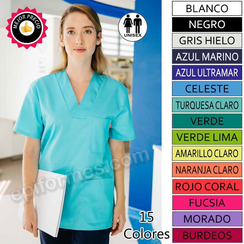 Casaca sanitaria en 15 Colores