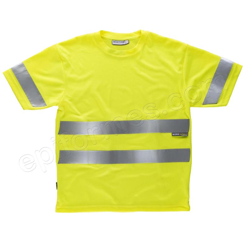 Camiseta de alta visibilidad de manga corta