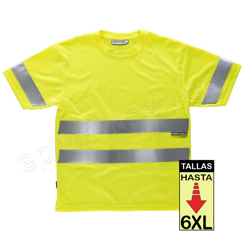 Camiseta de alta visibilidad de manga corta