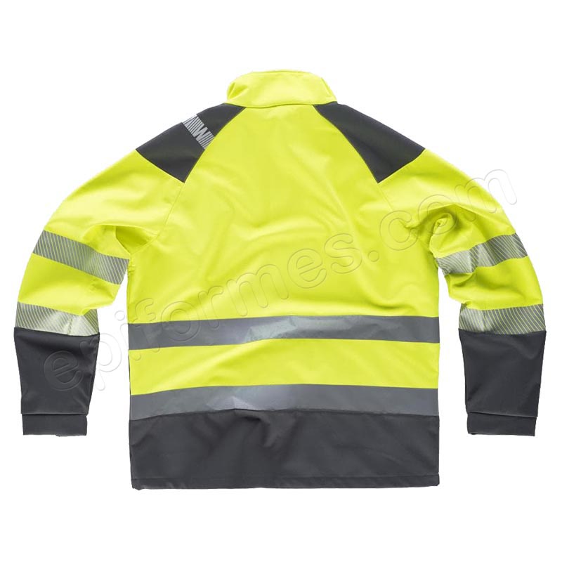 Chaqueta workshell de alta visibilidad