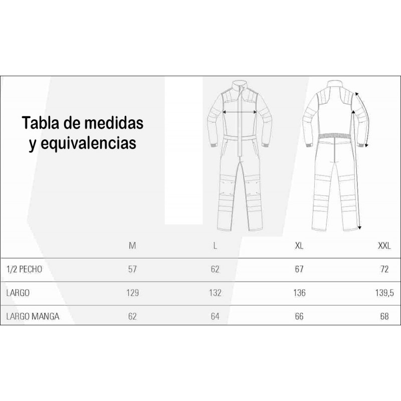 Buzo impermeable acolchado Buzo impermeable acolchado