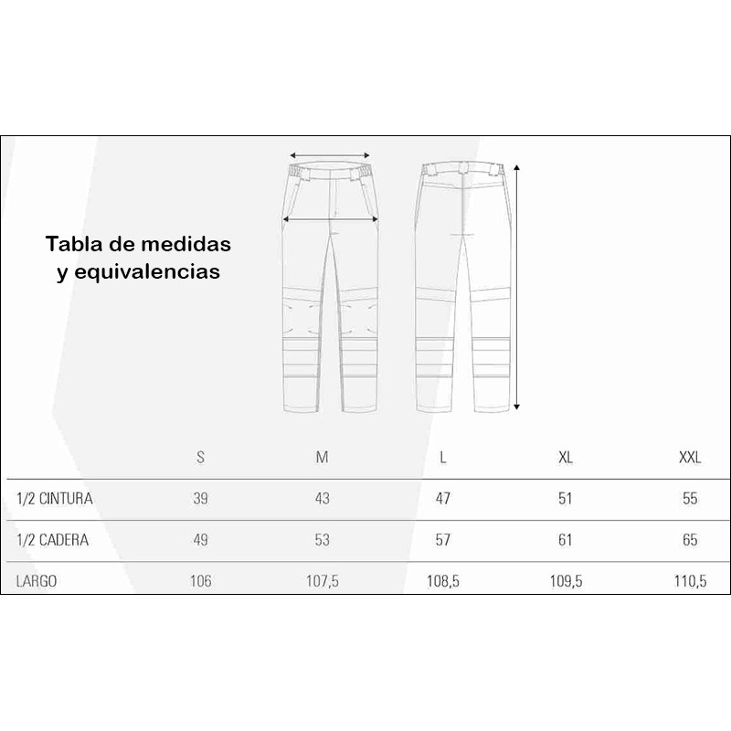 Pantalón combinado ignífugo, antiestático