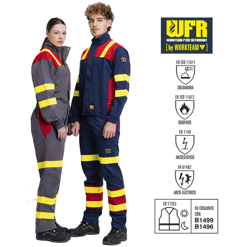 Pantalón combinado ignífugo, antiestático