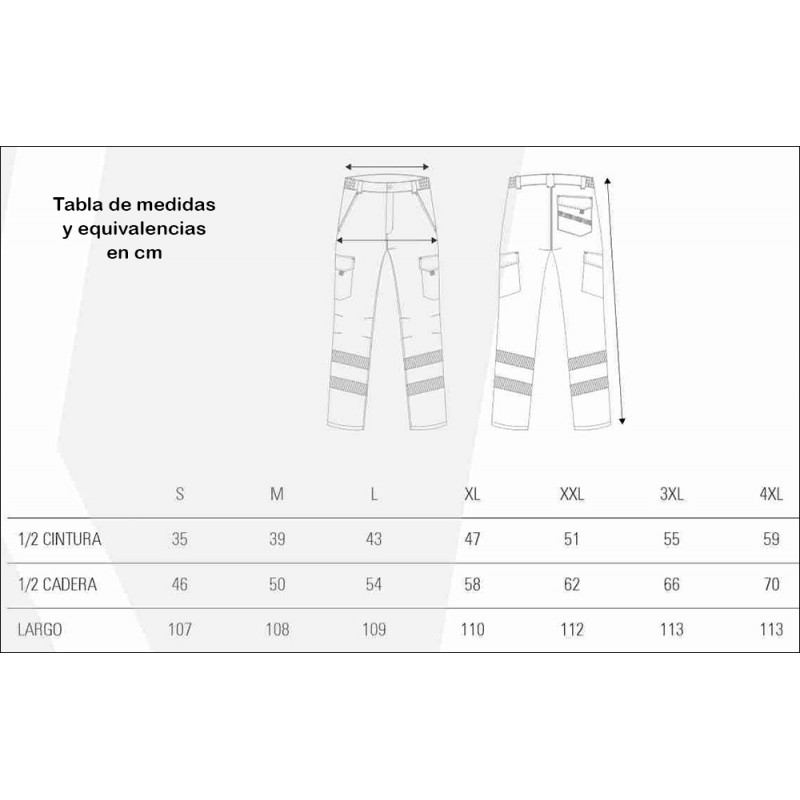 Pantalón combinado con cintas reflectantes