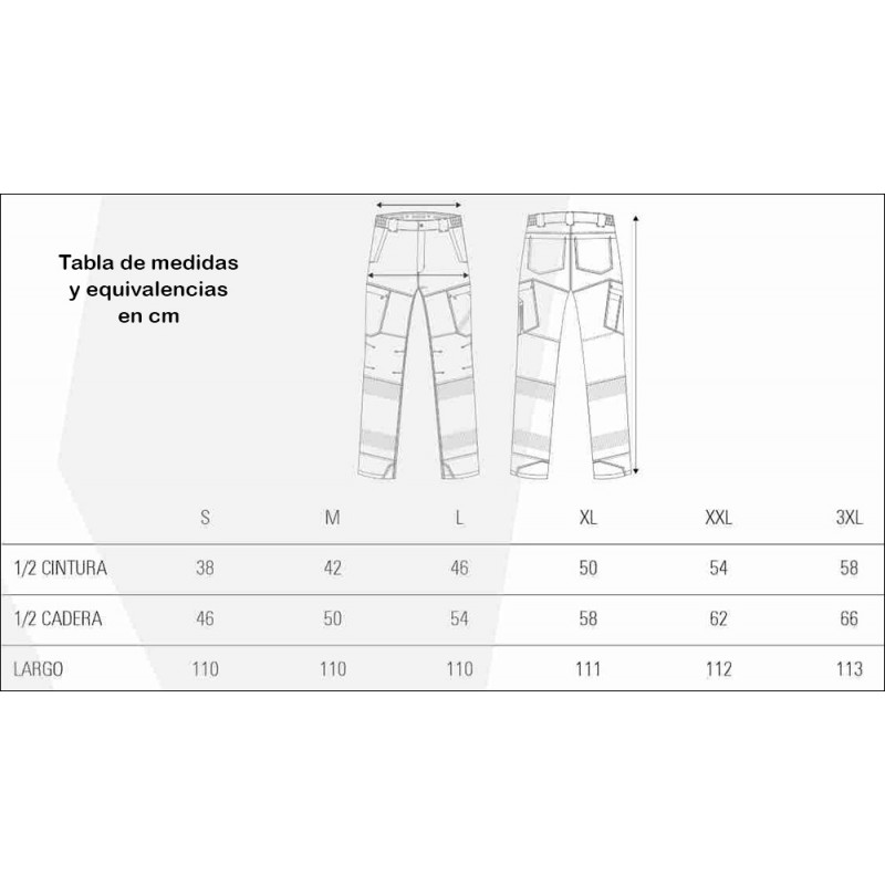 Pantalón elástico tricolor combinado