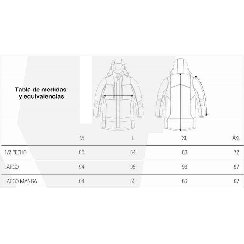 Parka impermeable acolchada (-5º) Parka impermeable acolchada (-5º)