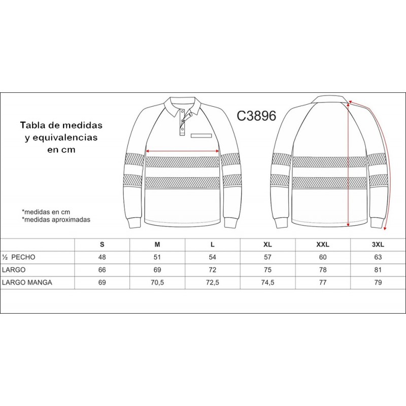 Polos Alta Visibilidad Combinada