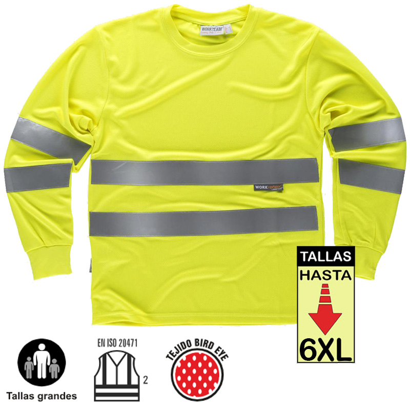 Camiseta Alta Visibilidad manga larga