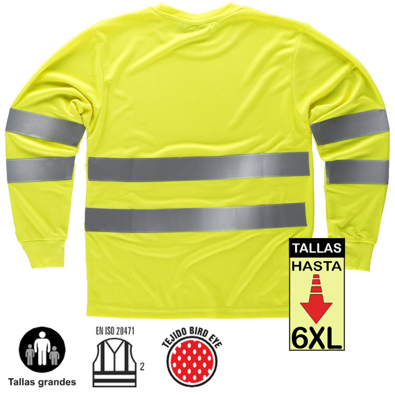Camiseta Alta Visibilidad manga larga