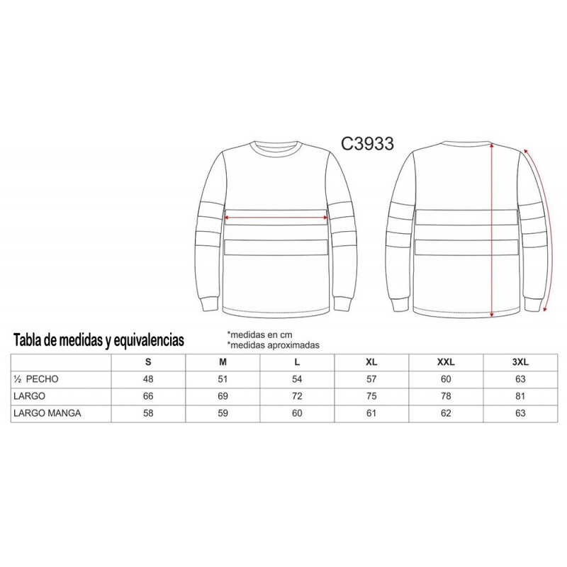 Camiseta Alta Visibilidad manga larga