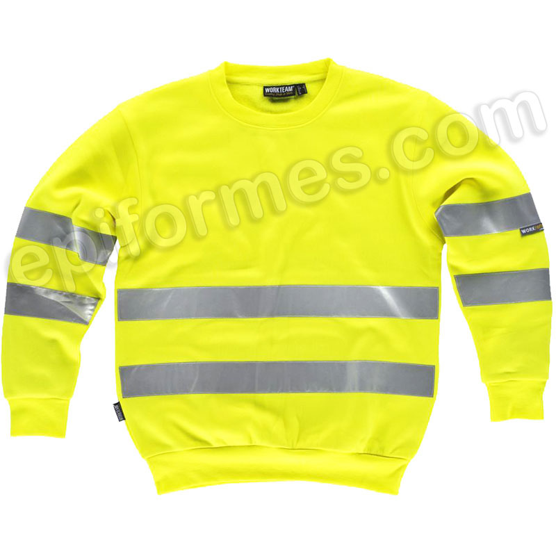 Sudadera AV cuello redondo cintas reflectantes