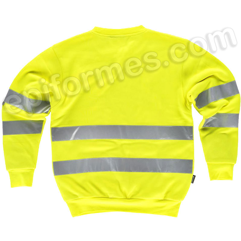 Sudadera AV cuello redondo cintas reflectantes