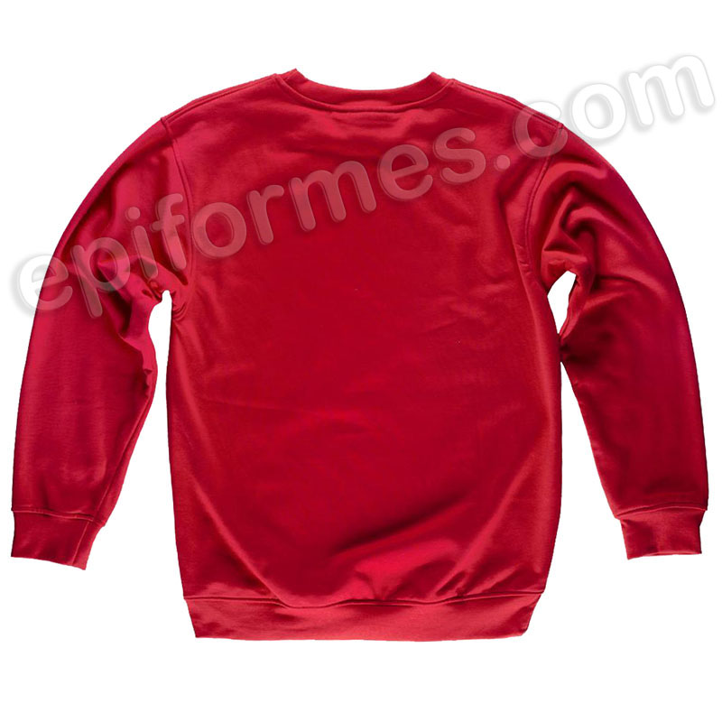 Sudadera laboral clásica rojo