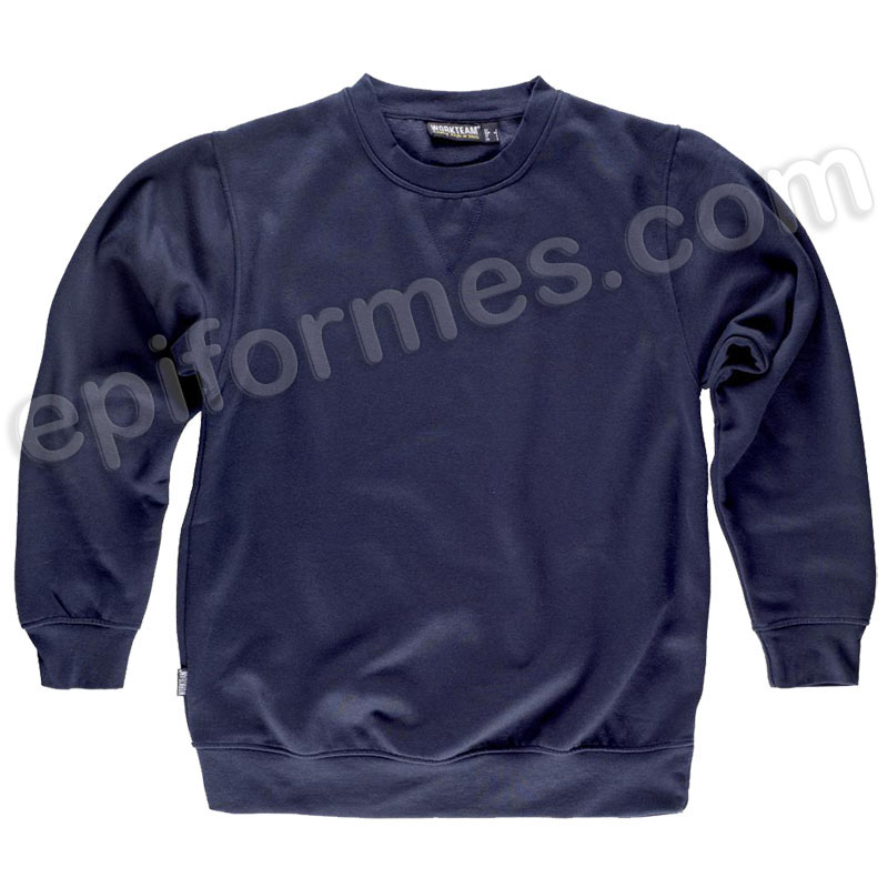 Sudadera laboral clásica azul marino