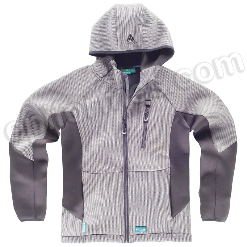 Sudadera combinada con capucha future