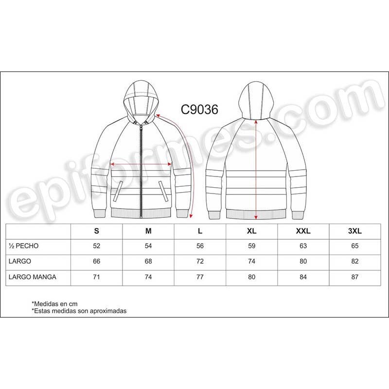 Sudadera AV con citas y capucha