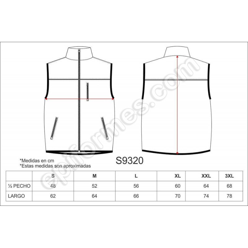 Chaleco Workshell de alta visibilidad con canesú