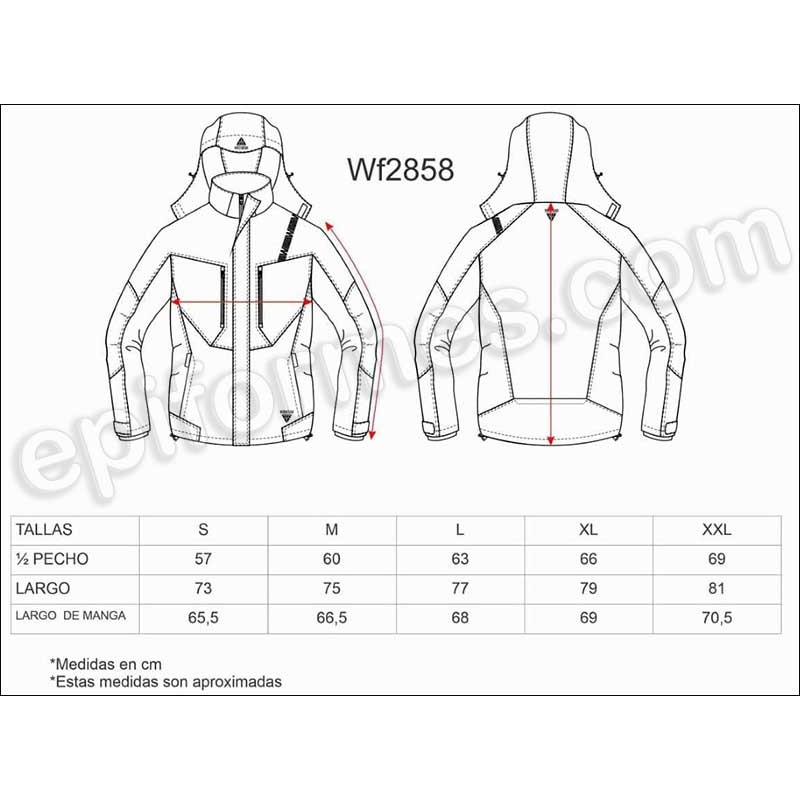 Parka de trabajo acolchada combinada