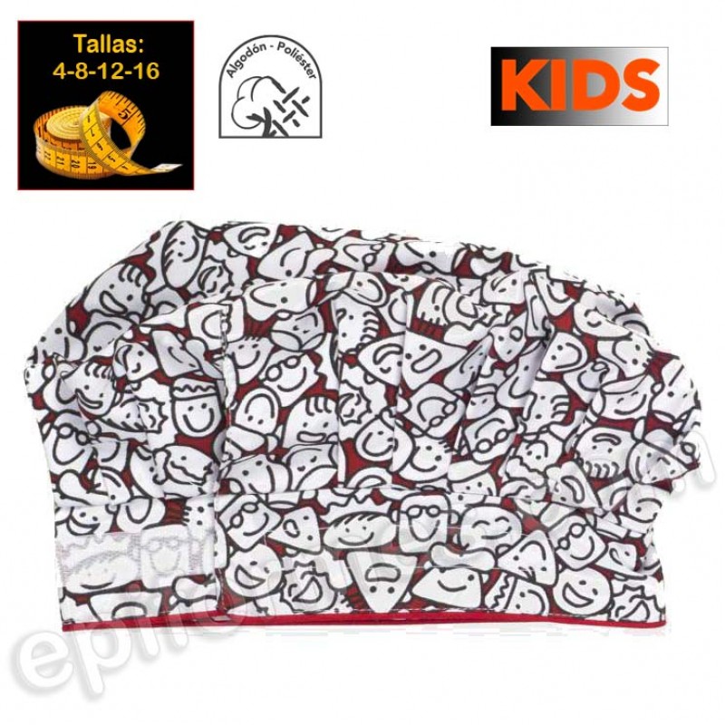 Set de cocina, chaqueta gorro y delantal