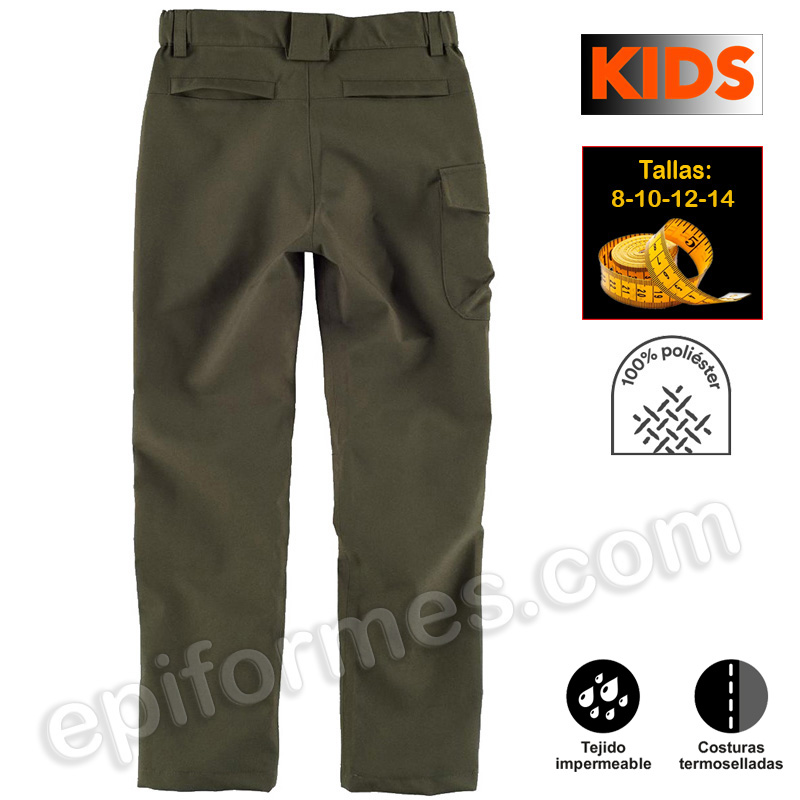 Pantalón infantil impermeable