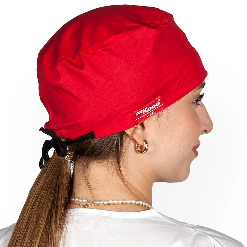 Gorro cirujano Cardio rojo
