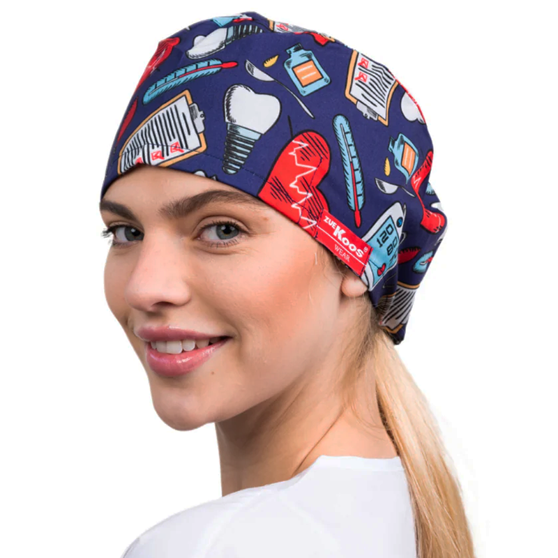 Gorro dentista azul