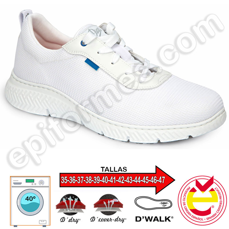 Zapatilla modelo Seul en blanco