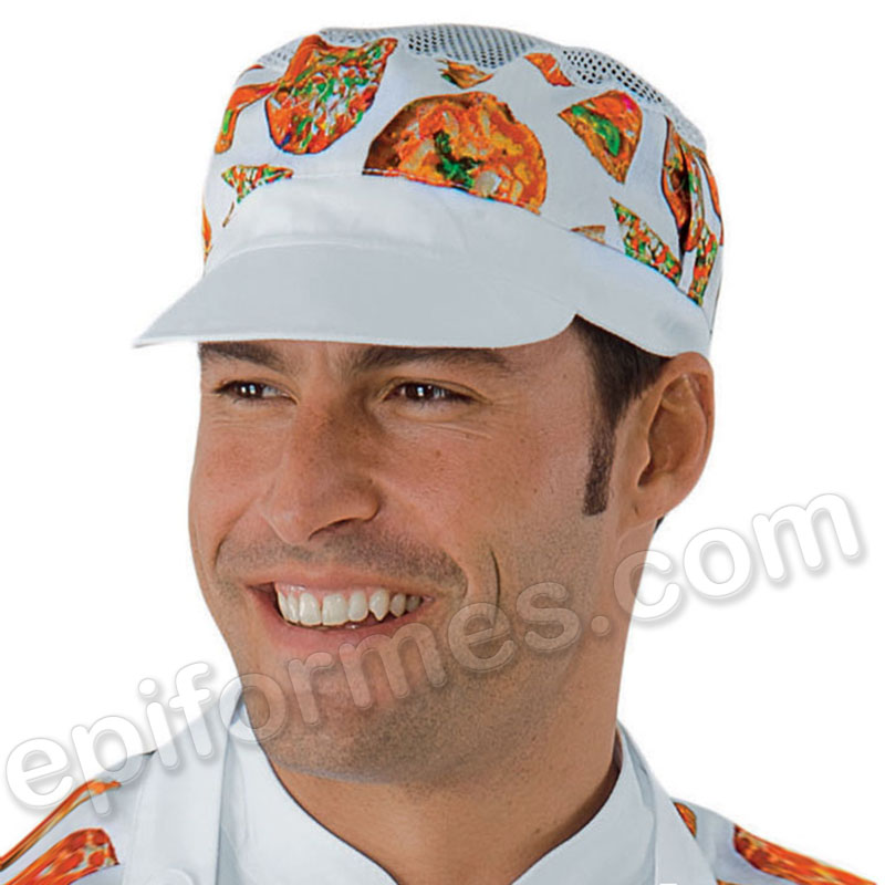 Gorra con visera de pizzero