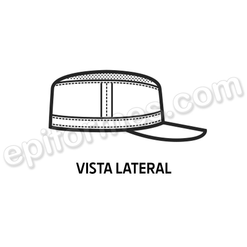 Gorra con visera de pizzero