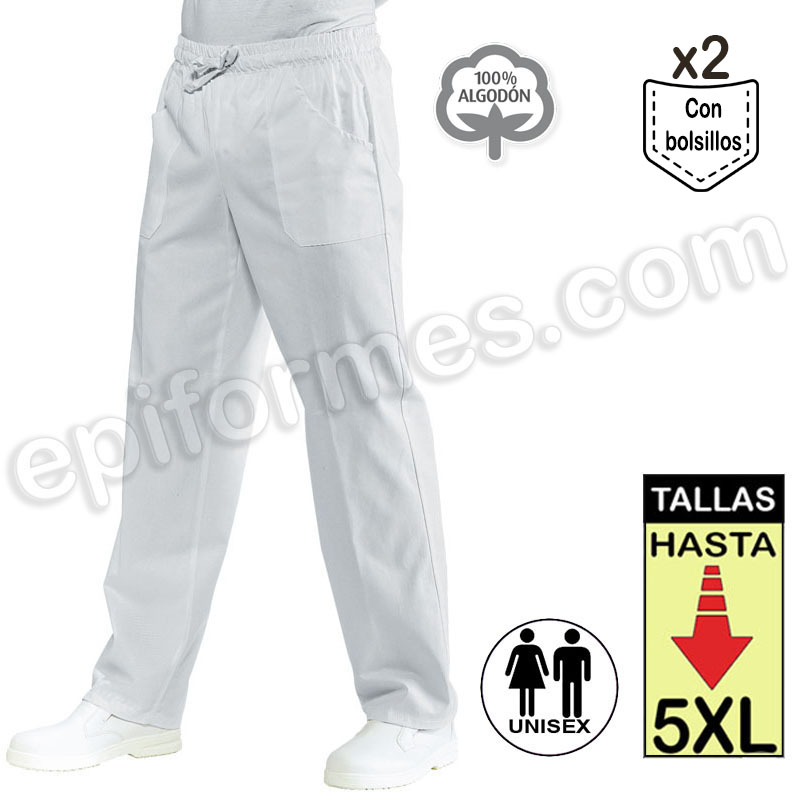 Pantalon Extragrande Blanco