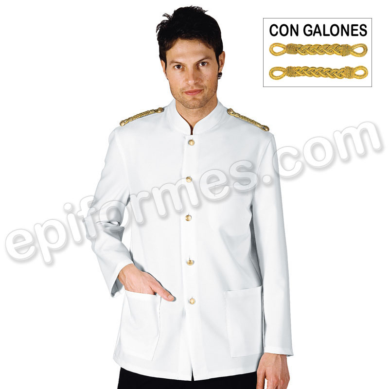 Chaqueta coreana unisex con galones