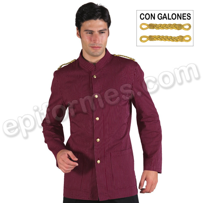 Chaqueta coreana unisex con galones