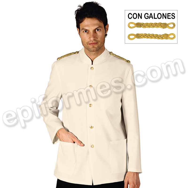 Chaqueta coreana unisex con galones