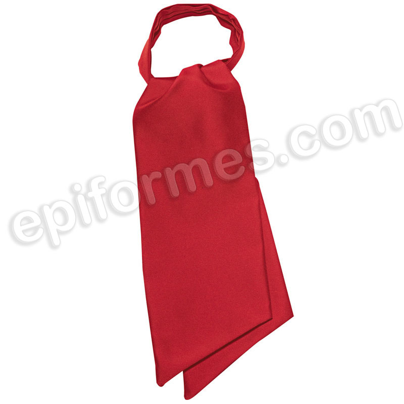 Foulard ascot rojo