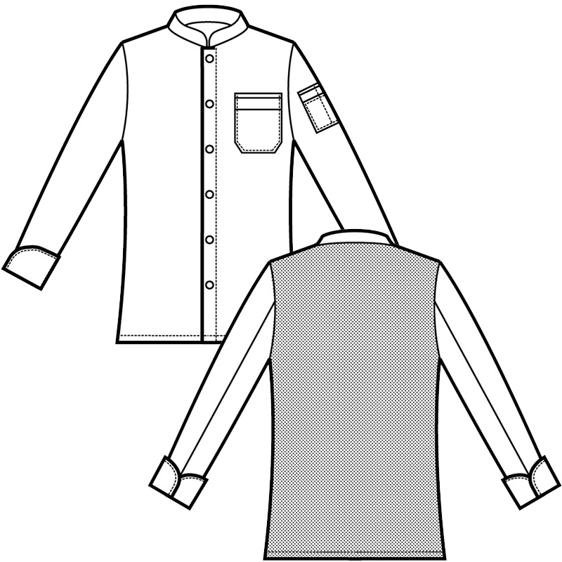 Camisa de cocinero unisex Koen