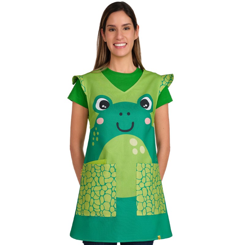 Estola Ranita con Volantes y 4 Bolsillos