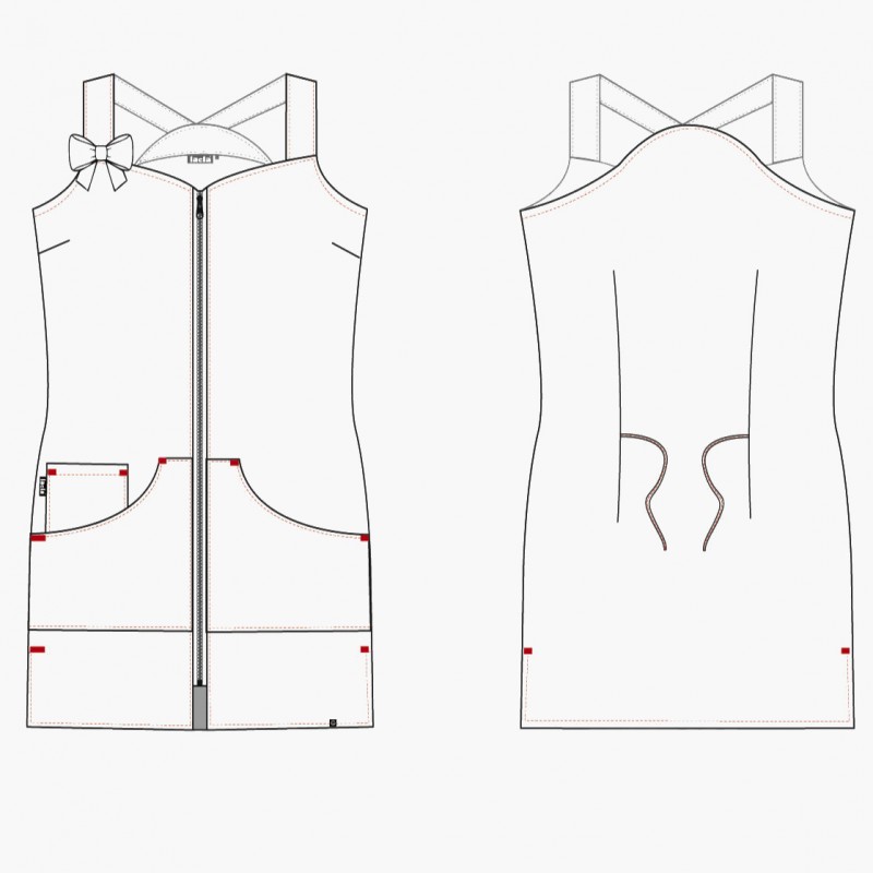 Pichi Maestra Sin Mangas Princesa Capibara Lacla