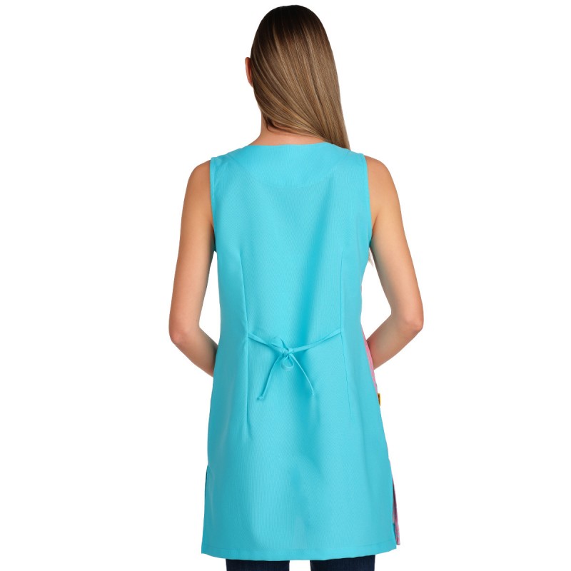 Bata Maestra Sin Mangas Corazones Lacla