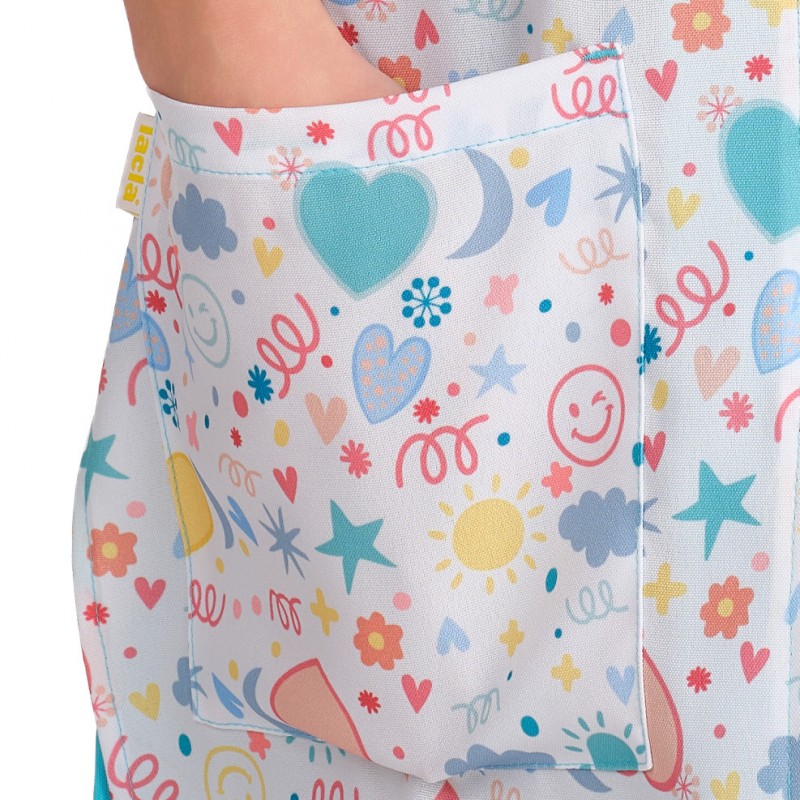 Pichi Maestra Sin Mangas Diver Estampado Lacla