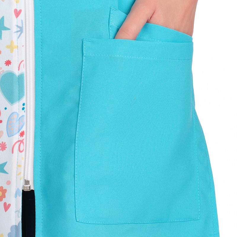 Pichi Maestra Sin Mangas Diver Estampado Lacla