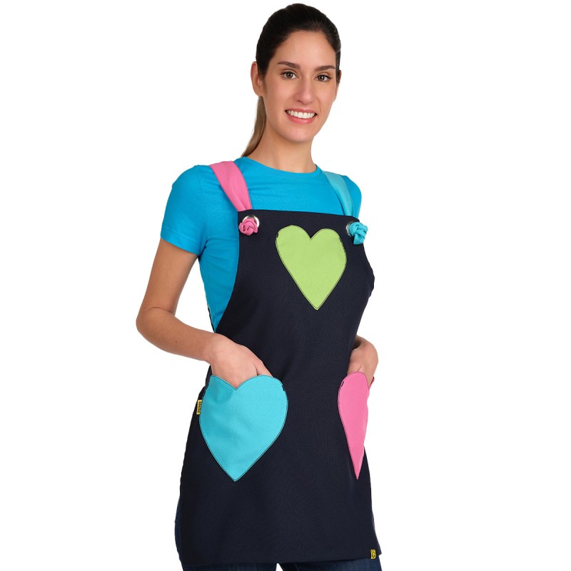 Estola Corazones Botón, Creatividad y Color