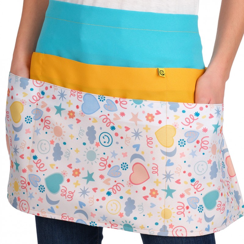 Delantal Diver Unisex 6 Bolsillos Alta Capacidad