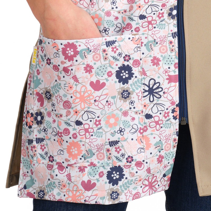 Pichi Maestra Sin Mangas Flower Estampado Lacla