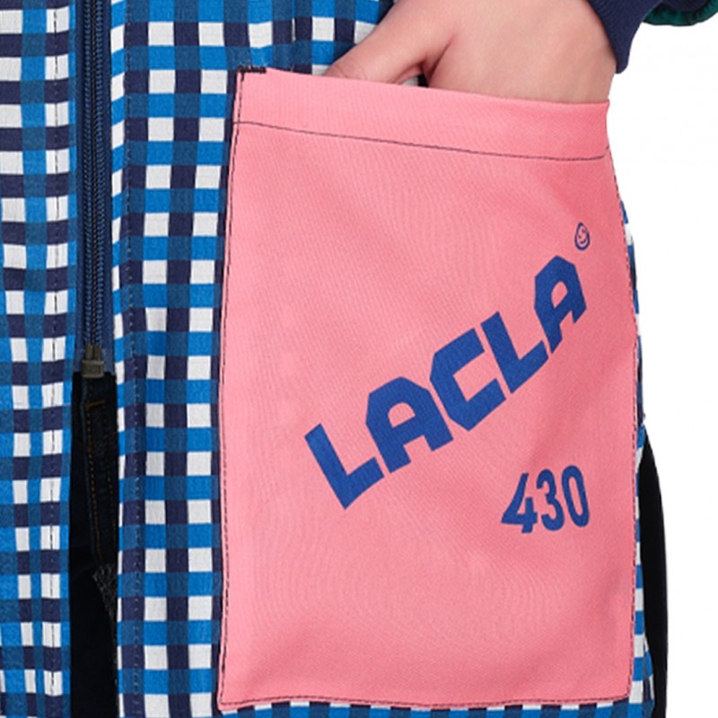 Bata Maestra Manga Larga Lápiz y Goma Lacla