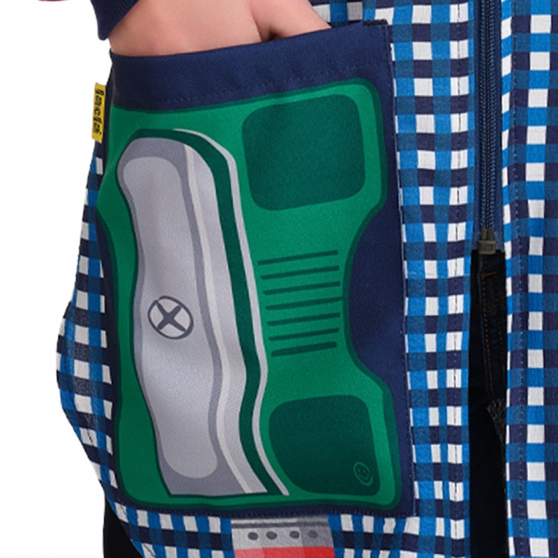 Bata Maestra Manga Larga Lápiz y Goma Lacla