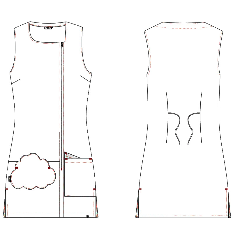 Casaca Maestra Sin Mangas Nubes Meteorología Lacla
