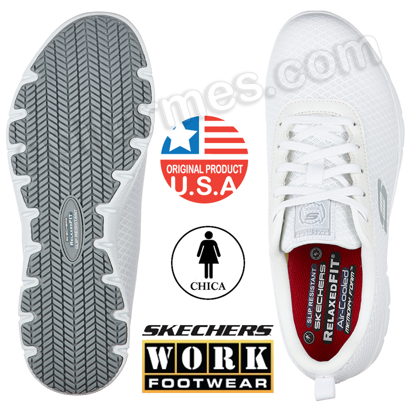 Calzado laboral skechers de chica, ghenter bronaugh