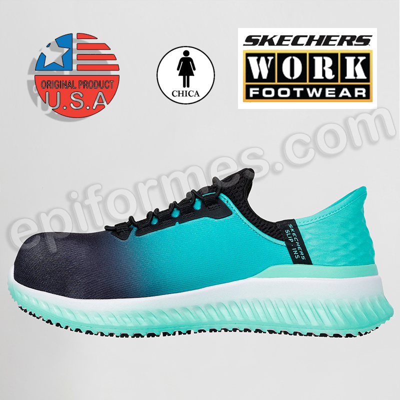 Zapatilla deportiva de seguridad Skechers Mujer