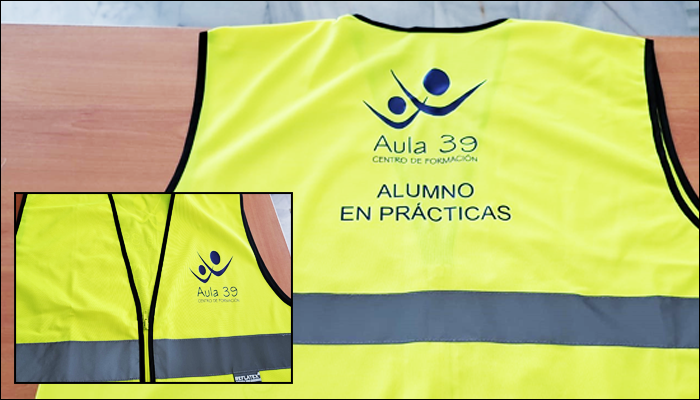 Chalecos AV personalizados